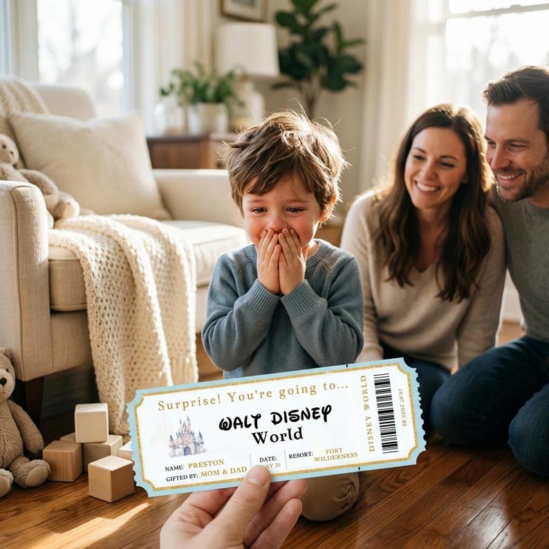 Disney World and Disneyland surprise reveal ticket